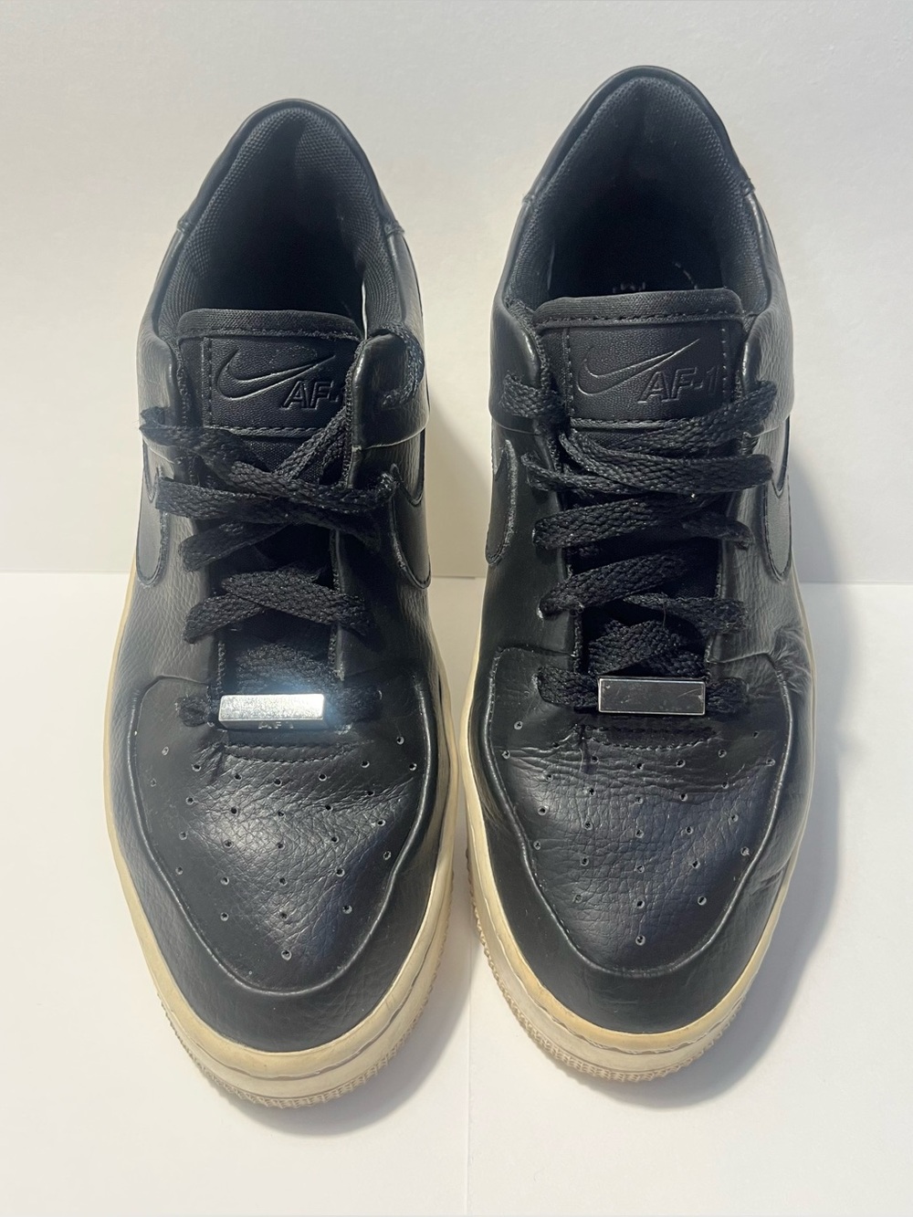 Nike Air Force 1 Sage Low Women’s Sneakers, Black/White, Size 7.5